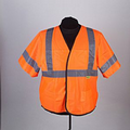 Safety Vest, ANZI Class 3, Economy (Med - 4XL) Orange